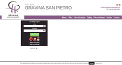 Desktop Screenshot of hotelgravinasanpietro.it